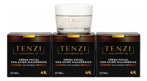 Crema Facial Tenzi Hialuronic 4k Con Ácido Hialurónico 50g