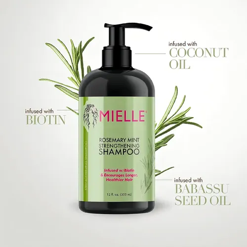 Mielle Rosemary Mint Shampoo Para Fortalecer Cabello Biotina