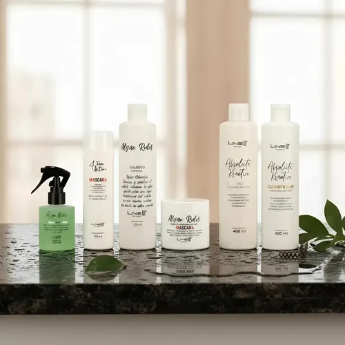 Kit Tratamiento Hidra Hidrolized Pelo Seco & Rulos Shampoo y Acondicionador Absolute Keratin, con Keratina Hidrolizada que penetra reparando y sellando Cutílas Antifrizz, Producto Profesional, Line Up