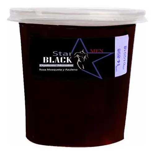 Cera Negra Depilacion Masculina 500g Starblack+gel+espatulas