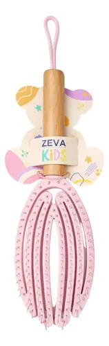 Cepillo Desenredante Niños Oval Suave Cabello Zeva