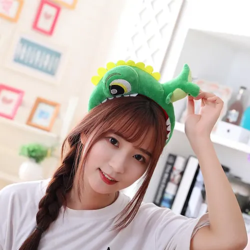 Novedad Cosplay Diadema Pelo Aro Felpa Lindo Para Www