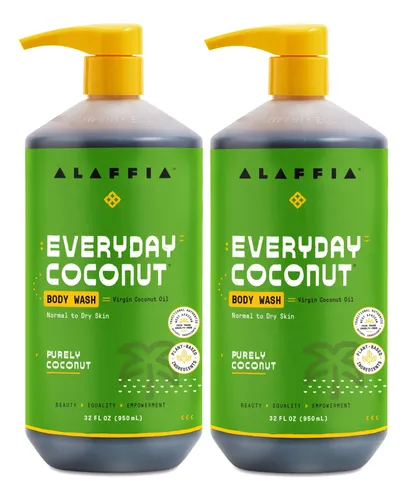 Gel De Baño Alaffia Everyday Coconut Con Bayas De Café, 960