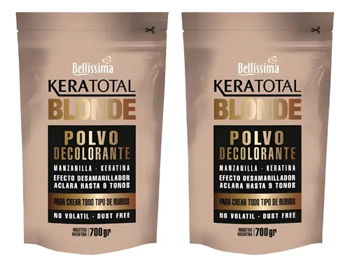Polvo Decolorante Blonde Bellisima Combo X2 Peluqueria