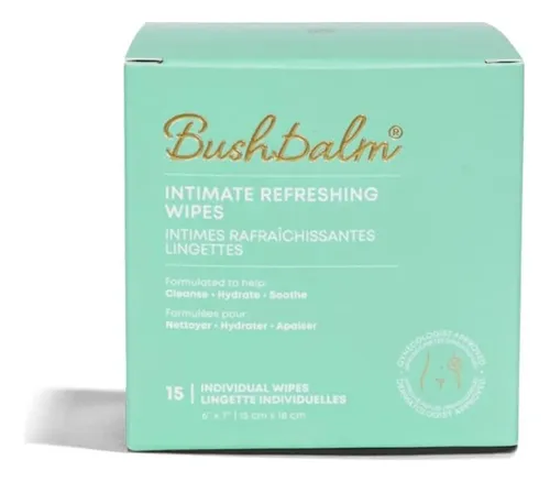 Toallitas Íntimas Refrescantes Bushbalm 15