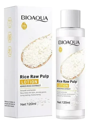 Locion Facial De Pulpa De Arroz Bioaqua 120 Ml