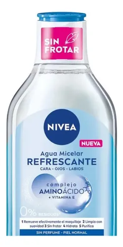 Nivea Agua Micelar Refrescante Cara-ojos-labios 400ml