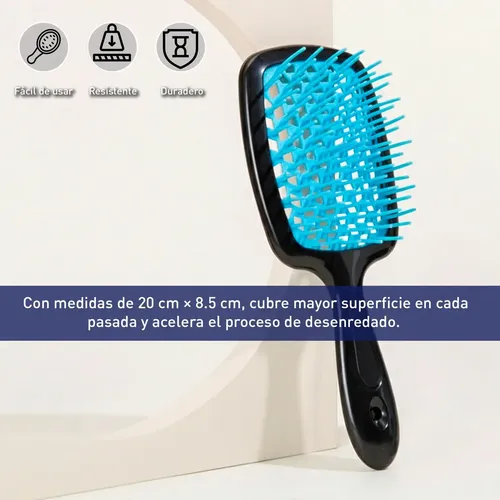 //hair Detangling Brush, Wide Ergonomic Handle And C//
