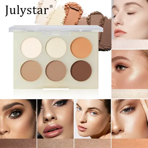 Julystar Paleta 6 Contorno Mate Brillo Natural Effect Dimens
