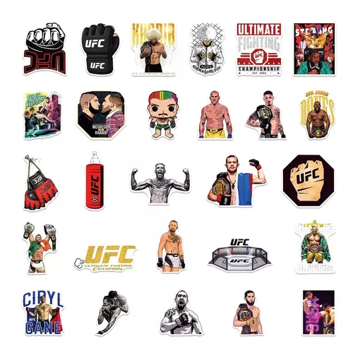 50 Ufc Mixed Martial Arts Stickers