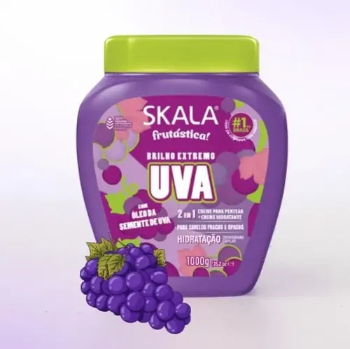 Mascara capilar Hidratación Frutástica Uva 1000ml Skala