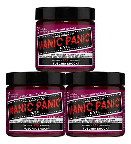 Manic Panic Fucsia Shock: Tinte Semipermanente Para Cabello