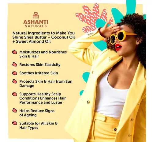 Manteca De Karité Batida Ashanti Naturals Midnight Amber 240