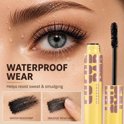 – Rímel Waterproof Resistente Al Agua Y Al Sudor /e