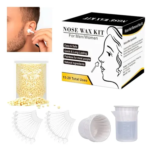 Kit Depilación Nariz y Cejas con Cera, 36 Piezas
