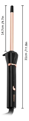 Minirizador Hatteker De 9 Mm, Plancha Para Peinar El Cabello