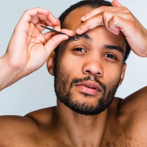 Pinza Gentlehomme Para Cejas Y Barba De Hombre En Acero Inox