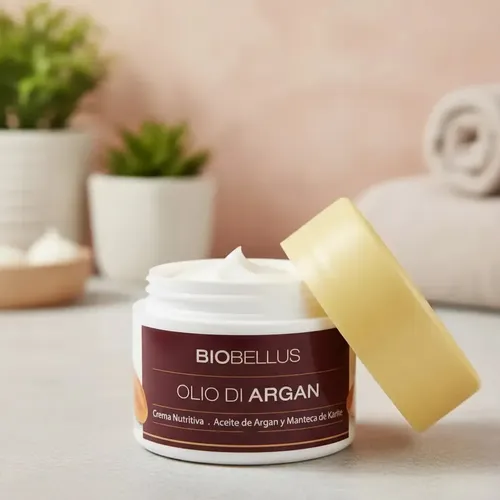 Biobellus Olio De Argán Crema Nutritiva Antienvejecimiento Momento de aplicación Día/Noche Tipo de piel Sensible