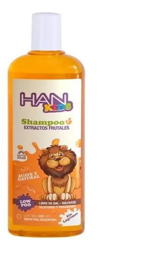 Shampoo + Acondicionador Han Kids Extractos Fruta  350