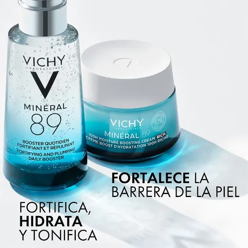 Cema Hidratante Vichy Mineral 89 Rica 100 Horas X 50 Ml
