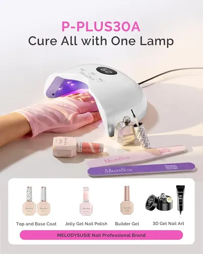 Lámpara Uv Led Compacta Blanca Con Sensor Y Guantes
