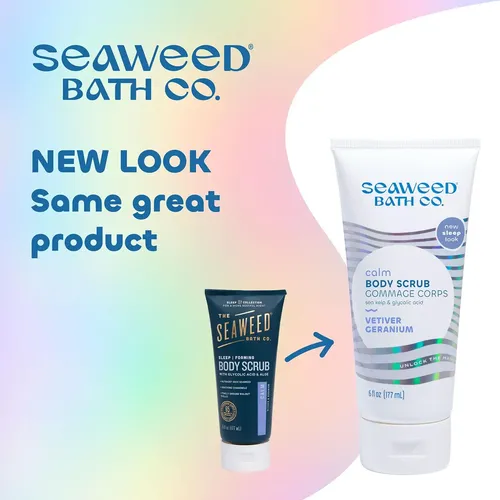 Exfoliante Corporal Seaweed Bath Co. Calm Vetiver Geranio 18