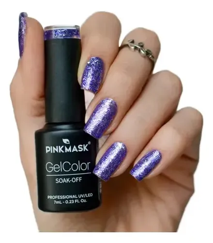 Pink Mask Gel Color Uv/led Semipermanente 7ml Funky