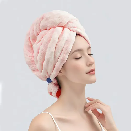 Gorro Grueso Superabsorbente Para Secar El Cabello, Toalla T