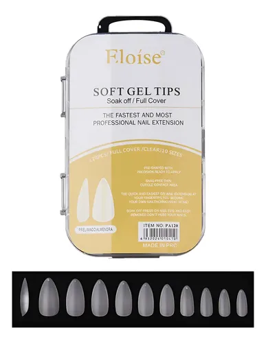 Tips Uñas Eloise Soft Gel Nails Press On 120 Pcs Modelos