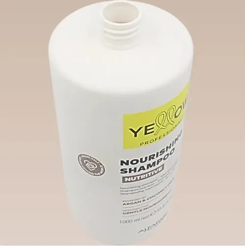 Shampoo Alfaparf Yellow Nutritivo Aceite Argan Coco Brillo 1