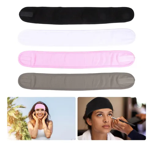 Qs Juego De 4 Diademas De Maquillaje For Lavado De Cara For