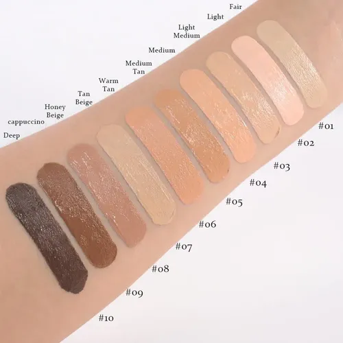 Corrector Líquido De 11 02+03 Feicuiyun Para Ojeras Y
