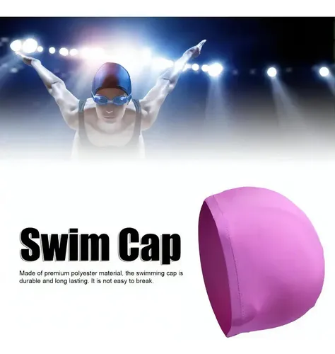Gorra De Natación Unisex Adultos, Pack De 6 Piezas Vip Bt