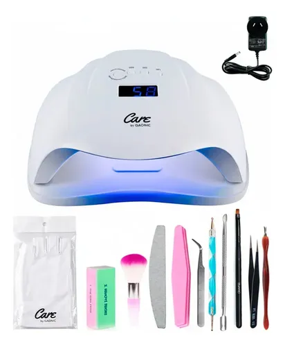 Cabina Para Uñas Gadnic Uv Led 18.8w Sensor Infrarrojo Pantalla Lcd Temporizador Base Desmontable