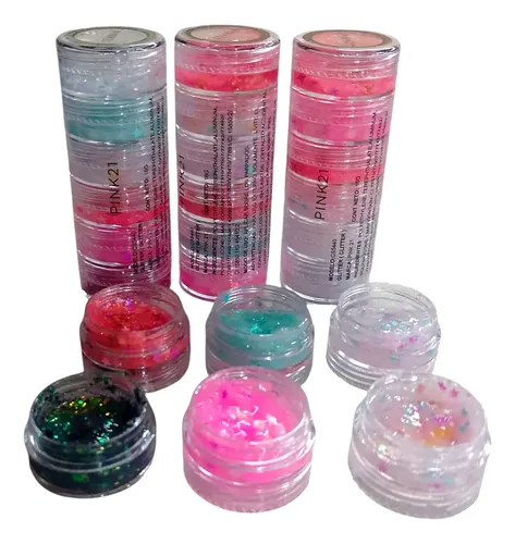 Sombra Glitter Brillos En Tubo X 6 Unidades En Gel
