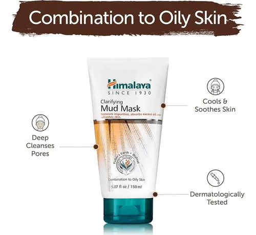 Mascarilla Barro Clarificante Himalaya 144g Limpieza