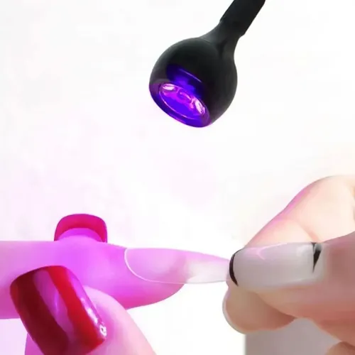 Lampara De Uñas Flexible Luz Uv Led Pedicuria Hogar 8267