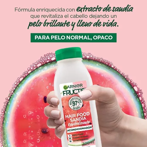 Acondicionador Fructis Hair Food Sandía 300 Ml