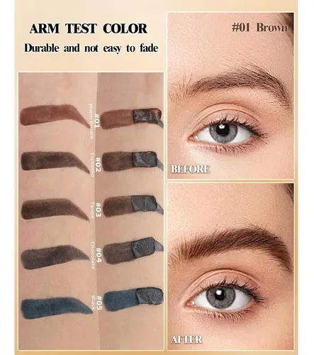 Gel De Cejas Para Tatuaje Fácil De Despegar Lysdefeu 2pcs
