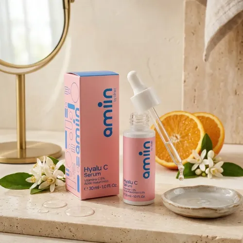 Serum Facial Acido Hialuronico Vitamina C Amiin Idraet 30 Ml