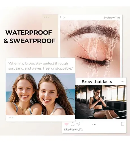 Gel Para Cejas 3d Qcqx Resistente Al Agua Y De Larga Duració