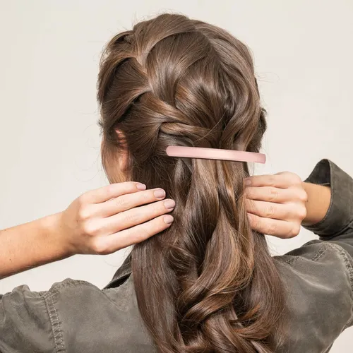 Pinzas Elásticas Lurrose Para Mujer, Delgadas Y Largas, Con