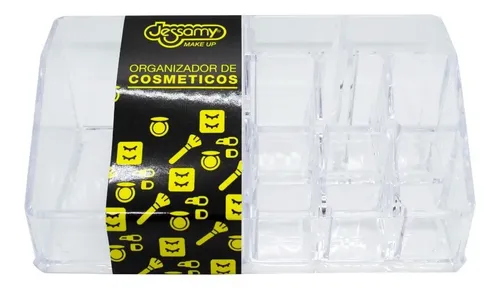 Organizador de Maquillaje Acrílico 9 Compartimentos Jessamy O1032