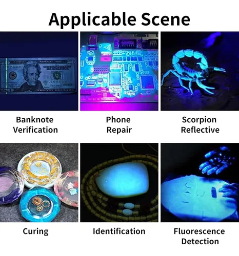 Lámpara Led Uv Portátil Con Clip Para Uñas Y Reparaciones