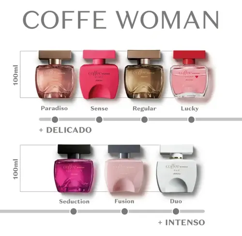 Perfume O Boticário Colonia Coffee Woman Seduction Fem, volumen unitario 100 ml