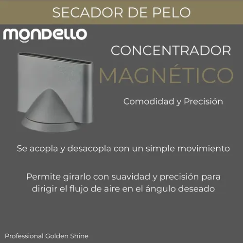 Secador Pelo Profesional Smart Bldc Ion Shine Liss Air Negro