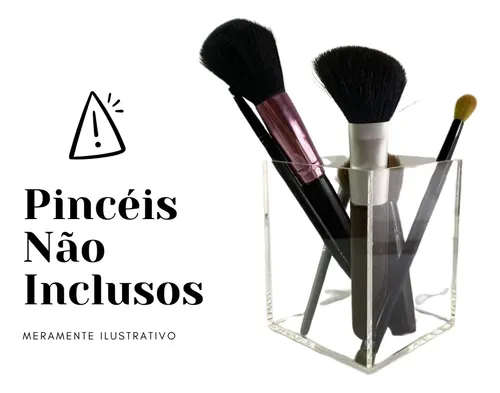 Organizador De Maquillaje En Acrílico Para Pinceles