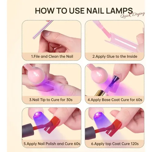 Lámpara De Uñas Uv Led Aoraem Rosa Con Control De Pie