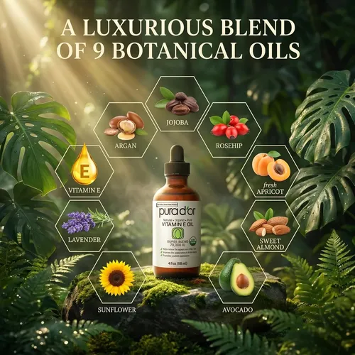 Pura D’or Aceite Vitamina E Organico 70.000 Ui 118ml