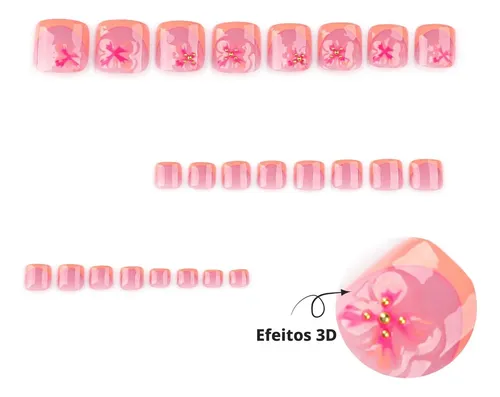 Xw. Aflorish- Pegatinas For Uñas De Los Pies Removibles